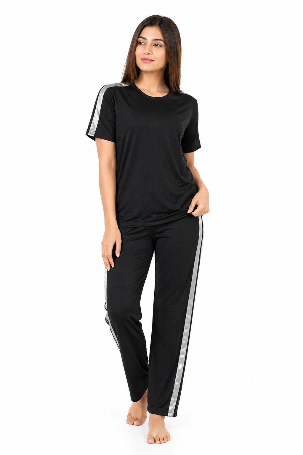 Side Line Strip Women Tracksuit