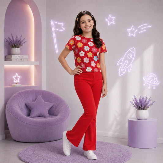 Flower Printe Outfit 🌸✨