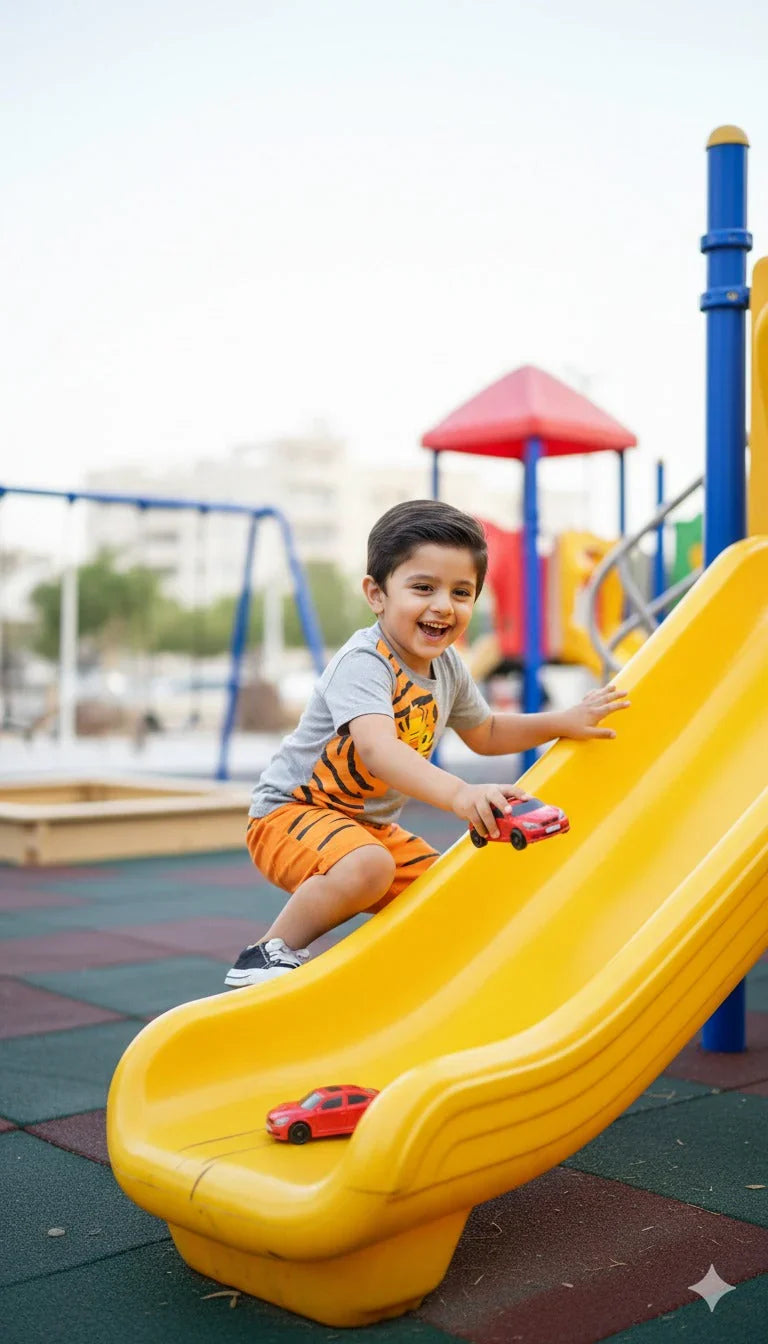 Mini Tiger Print Kids Short Wear