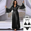 LONG GOWN NIGHTY + BIKINI SET