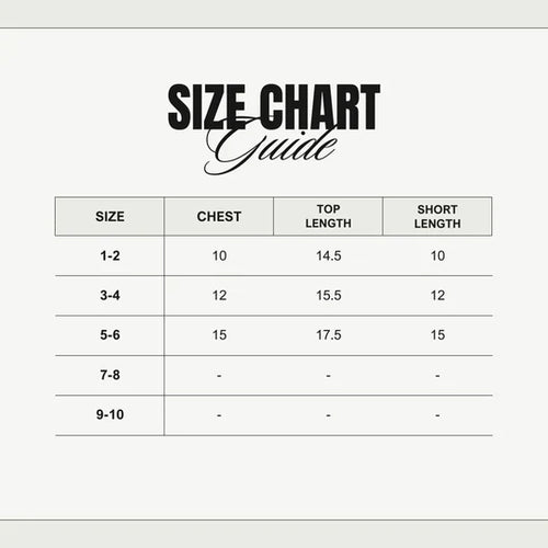 2 PCS BABY BOY TENIS KIDS SHORT SET