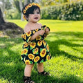 G21-Sunflower Shade Kids Trendy Frock Style Black