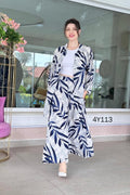 2 PCS LEAVES PRINTED CO-ORD SET