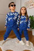Dark Blue Winter Tracksuit