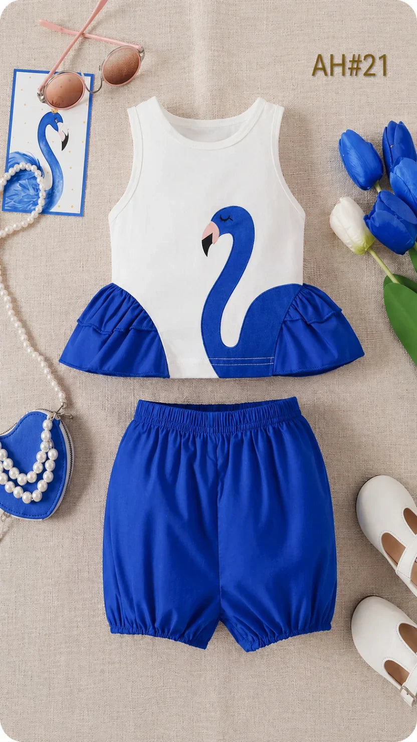 Rosy Flamingo Chic Set