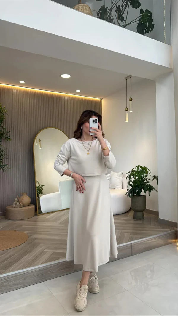Elegant Layered Maxi Set