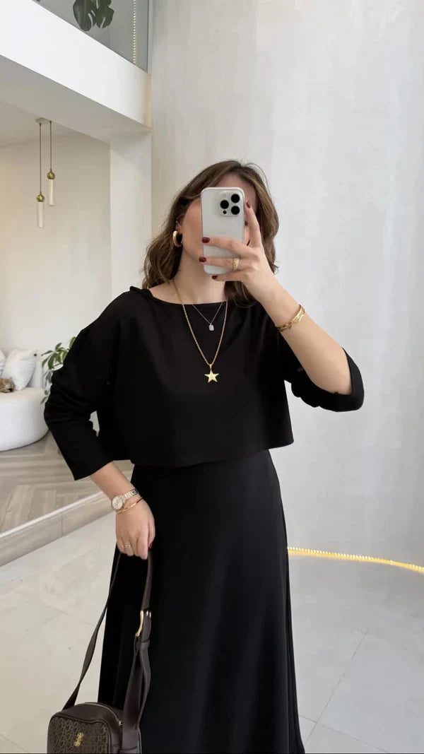 Elegant Layered Maxi Set