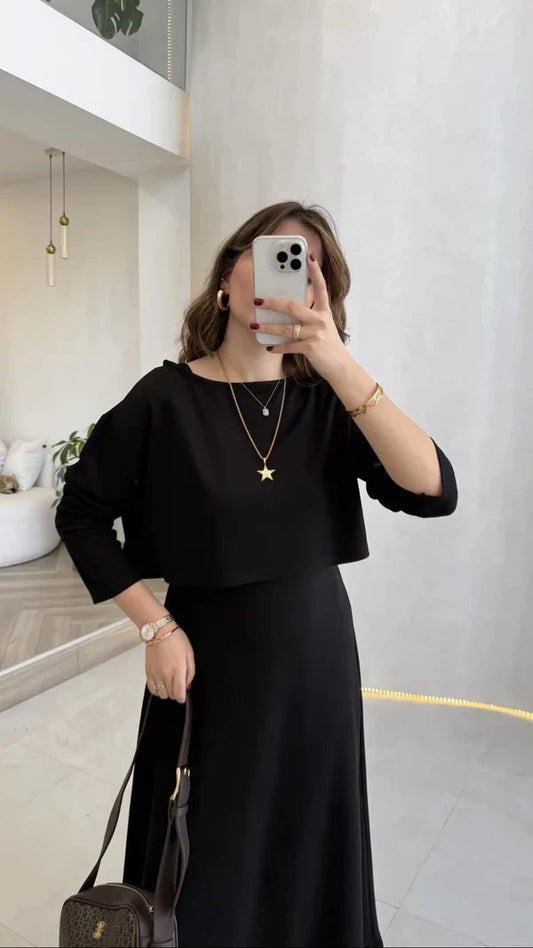 Elegant Layered Maxi Set