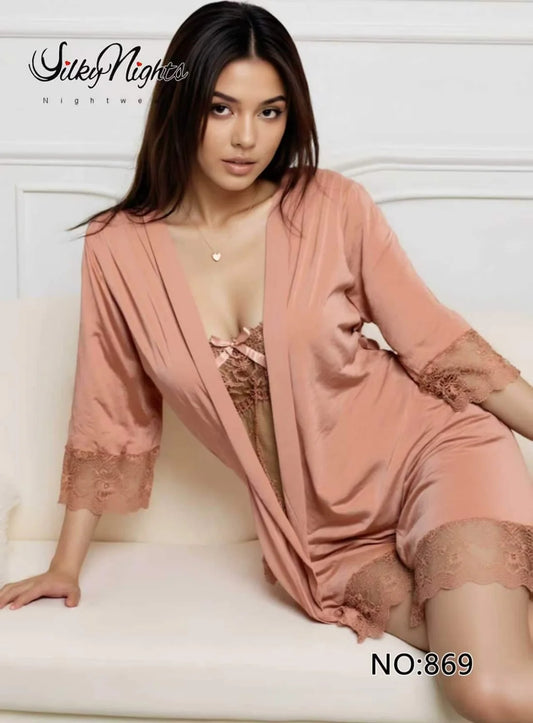 2 Pcs Graceful Nighty