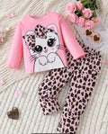 Baby Pink Kitty Printed