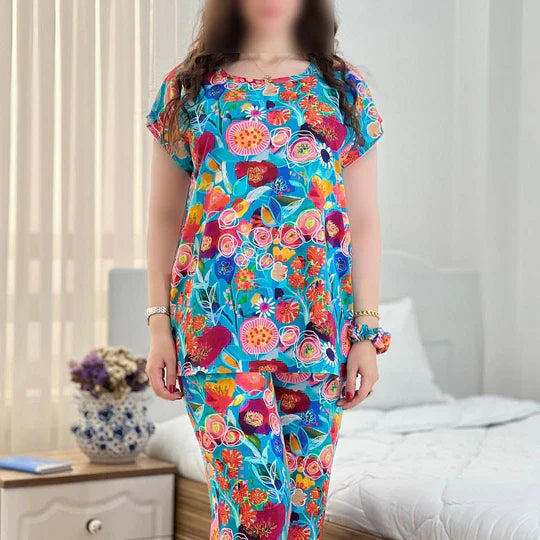 VIVID GARDEN CAPRI CORD-SET