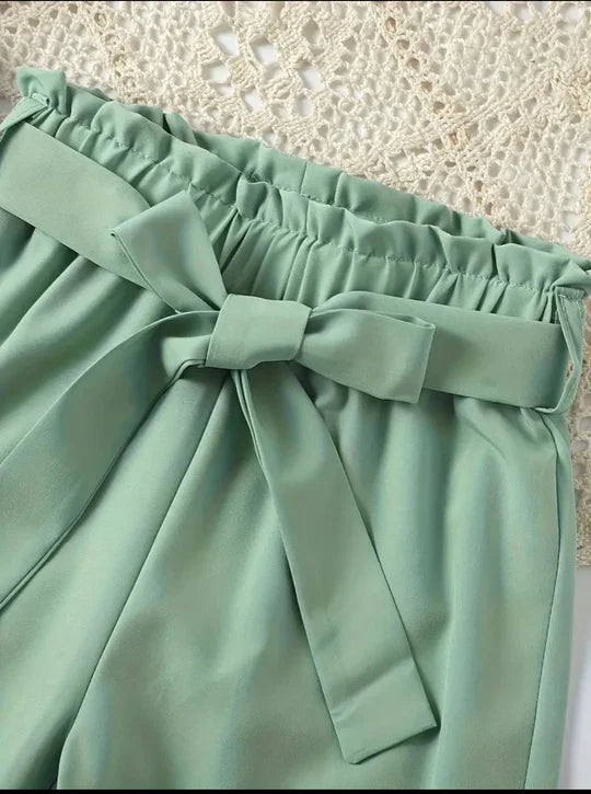 GREEN HEART TOP & PANTS
