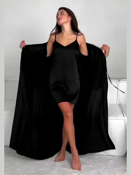 Silk Serenity 3pcs Set panty+Inner+Gown