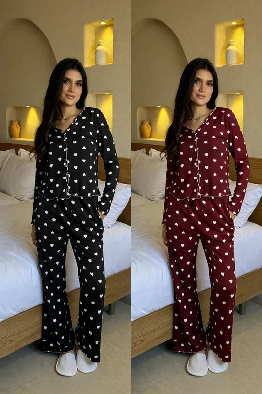 Sweetheart Soft Jersey 3pcs Lounge Set