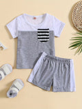 GRAY CONTRAST KIDS SHORT WEAR
